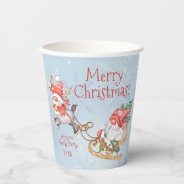 Weihnachtsgottesdienst mit Rentier Personalisiert Pappbecher