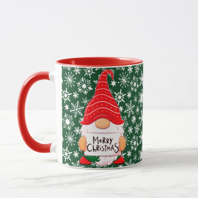 Weihnachtsgottesdienst - personalisierte Umarmung Tasse (Links)