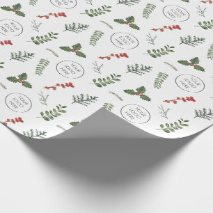 Weihnachtsgotteslogos für Kleinunternehmen Geschenkpapier