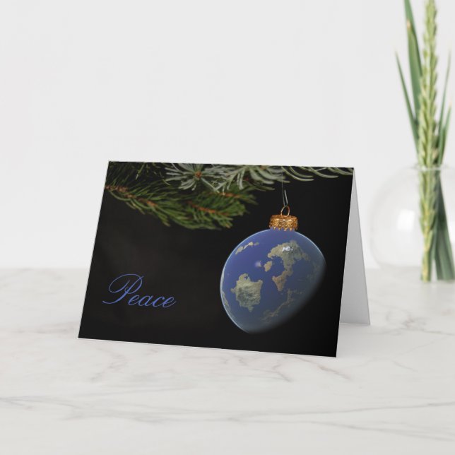 Weihnachtsgottesmuschel Feiertagskarte (Vorderseite)