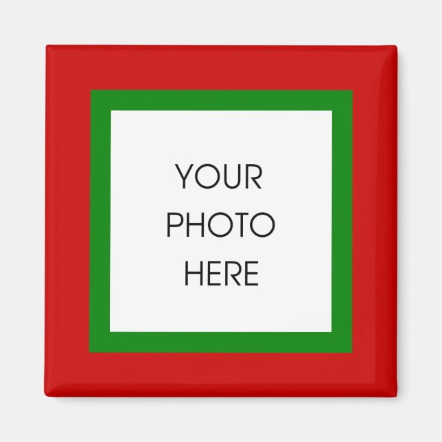 Weihnachtsgrenze Magnet (Vorne)
