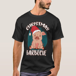 Weihnachtsgrill Schweinefleisch T-Shirt