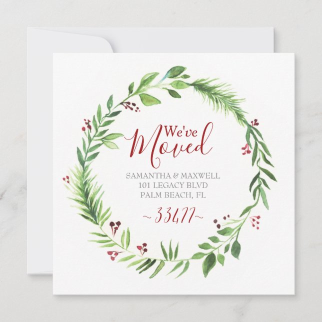 Weihnachtsgrün-Bewegung Ankündigung (Vorderseite)