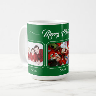 Weihnachtsgrün-Familien-Tasse Kaffeetasse