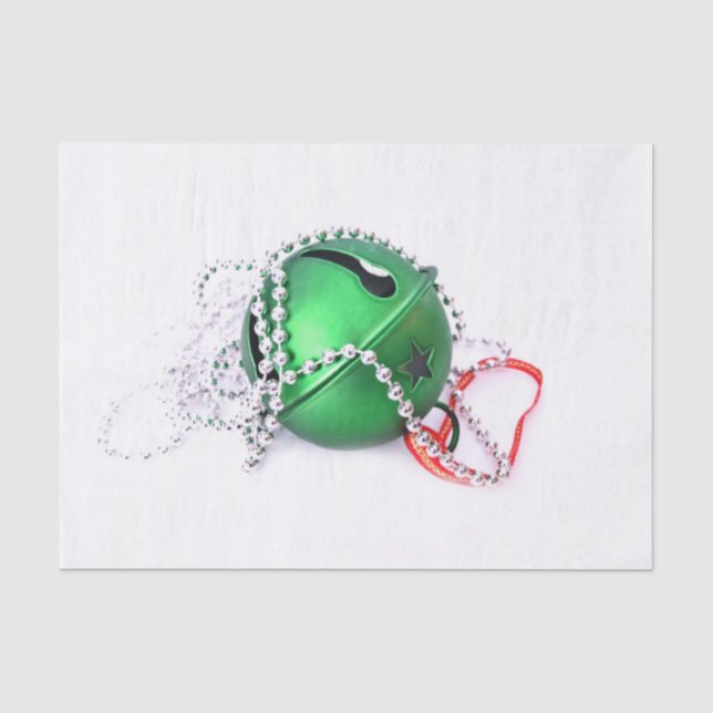 Weihnachtsgrün Seidenpapier (Vorderseite)