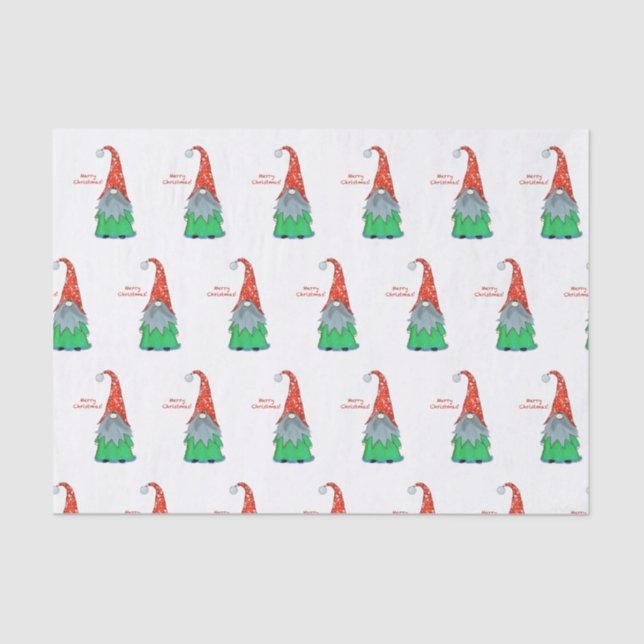 Weihnachtsgrün Seidenpapier (Vorderseite)