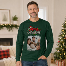 Weihnachtsgrüne Familienfoto
