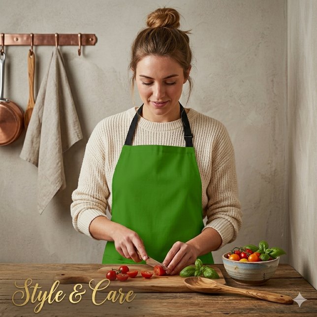 Weihnachtsgrüne Kochküchen-Schürze als Geschenk Schürze (Christmas Green Holiday Cooking Kitchen Apron Gift)