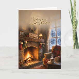 Weihnachtsgruß Englische Karte