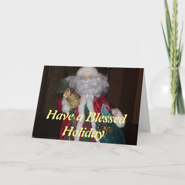 Weihnachtsgruß Horizontal Vorlage (Vorderseite)