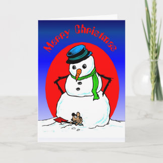 Weihnachtsgruß-Karte Feiertagskarte