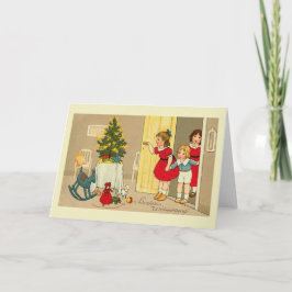 Weihnachtsgruss-Weihnachtskarte "Herzlichen Weihna Feiertagskarte