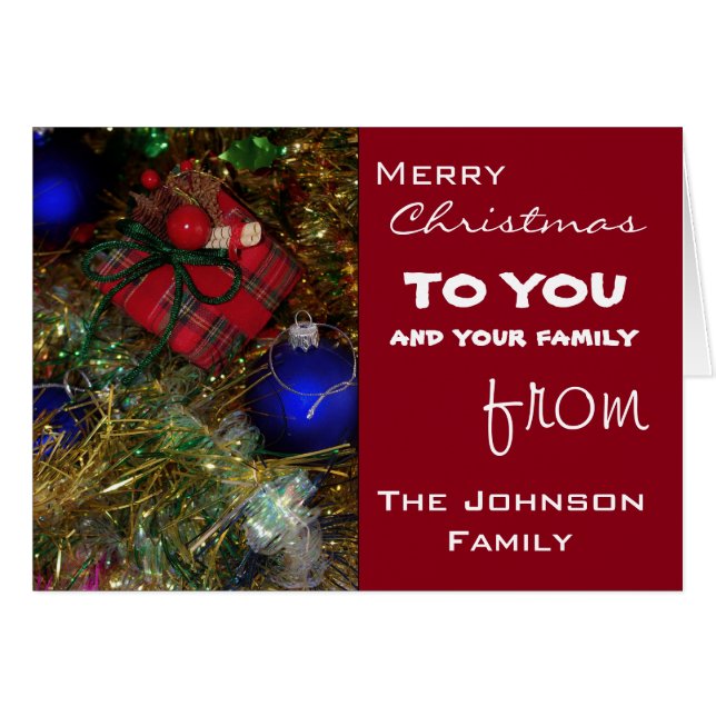 Weihnachtsgrüße (Vorderseite (Horizontal))