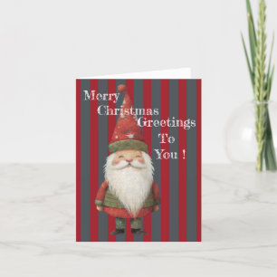 Weihnachtsgrüße an Sie Feiertagskarte