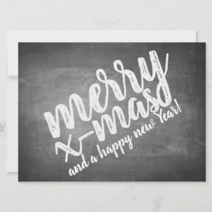 Weihnachtsgrüße auf dem Chalk Board