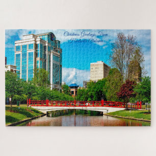 Weihnachtsgrüße aus Huntsville Alabama Puzzle