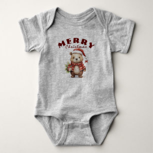 Weihnachtsgrüße Baby Strampler