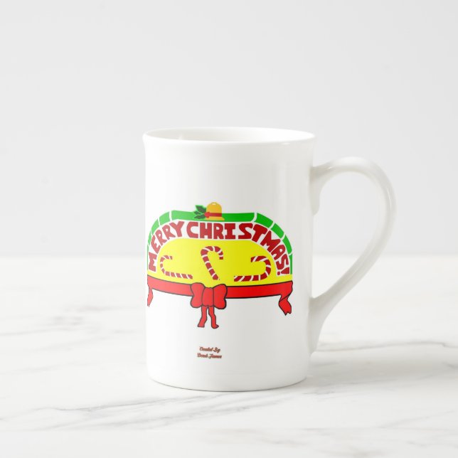 Weihnachtsgrüße China Tasse (Rechts)