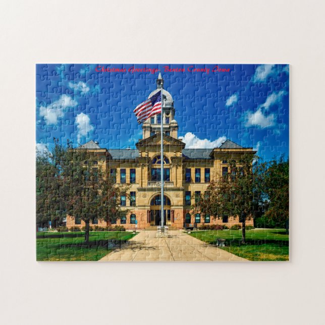 Weihnachtsgrüße - Davenport Iowa (Horizontal)