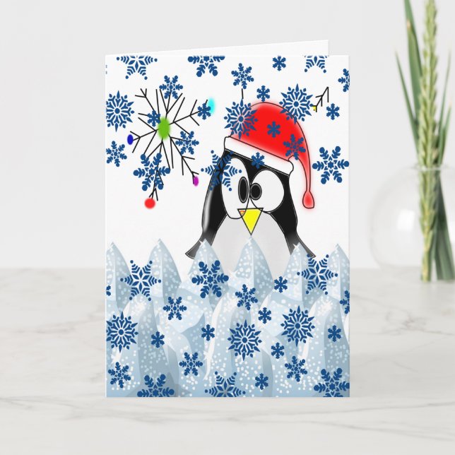 Weihnachtsgrüße Feiertagskarte (Vorderseite)