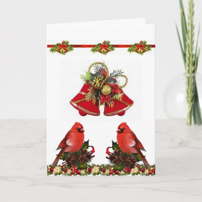 Weihnachtsgrüße Feiertagskarte (Vorderseite)