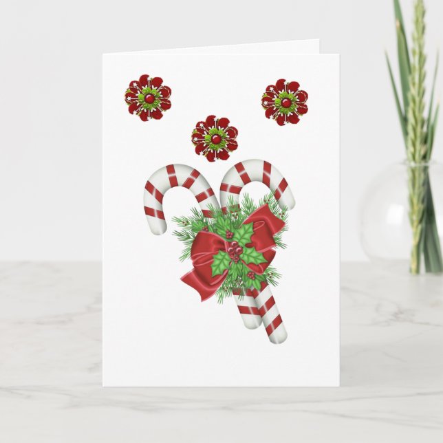 Weihnachtsgrüße Feiertagskarte (Vorderseite)