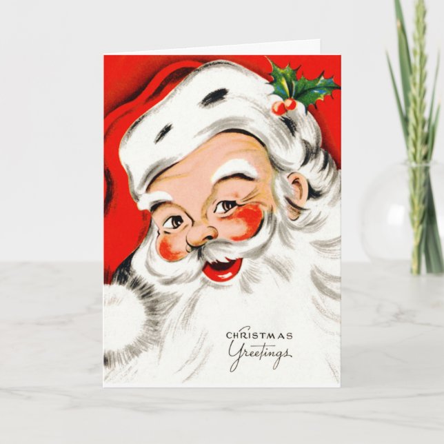 Weihnachtsgrüße Feiertagskarte (Vorderseite)