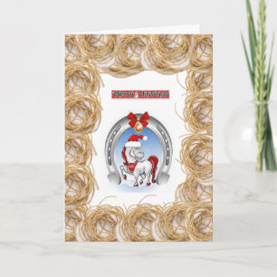 Weihnachtsgrüße Feiertagskarte