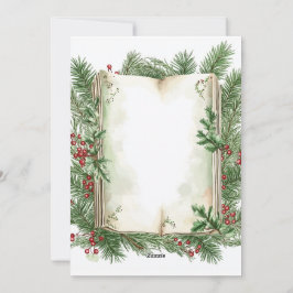 Weihnachtsgrüße Feiertagskarte