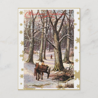WEIHNACHTSgrüße Feiertagspostkarte