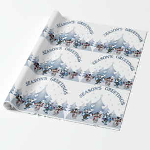 WEIHNACHTSGRÜSSE GESCHENKPAPIER