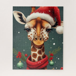 Weihnachtsgrüße Giraffe