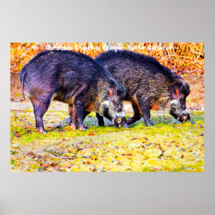 Weihnachtsgrüße Grandpa Hunter Gatherer Poster