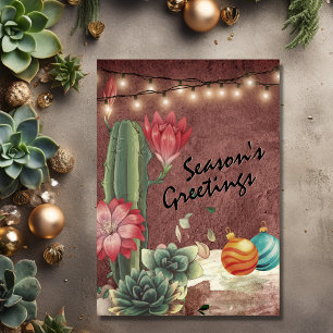 Weihnachtsgrüße Kakteen und Sukkulente Weihnachten