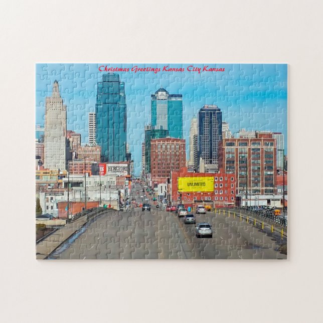 Weihnachtsgrüße Kansas City Kansas (Horizontal)