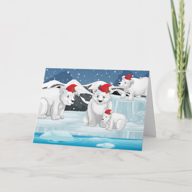 Weihnachtsgrüße Karte (Vorderseite)