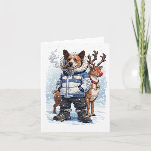 Weihnachtsgrüße Karte (Vorderseite)