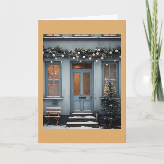 Weihnachtsgrüße Karte (Vorderseite)