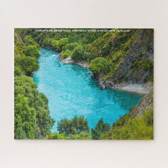 Weihnachtsgrüße Kawarau River Otago (Horizontal)