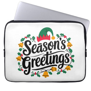 Weihnachtsgrüße Laptopschutzhülle