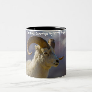 Weihnachtsgrüße Mein Honig-Freund Zweifarbige Tasse