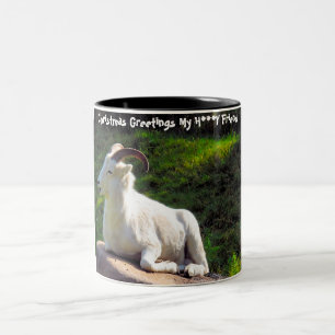 Weihnachtsgrüße Mein Honig-Freund Zweifarbige Tasse