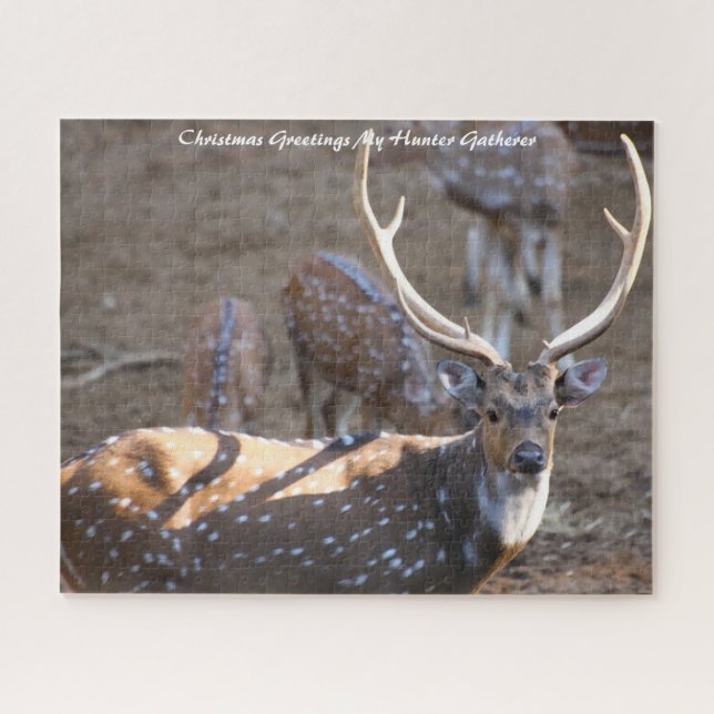 Weihnachtsgrüße Mein Jäger Gatherer (Horizontal)