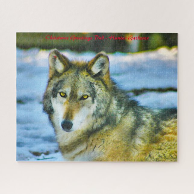 Weihnachtsgrüße Mein Jäger Gatherer (Horizontal)