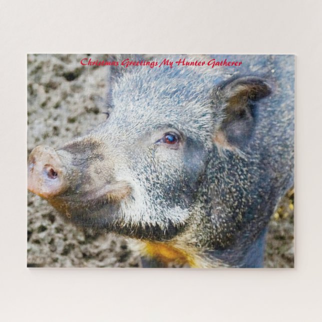 Weihnachtsgrüße Mein Jäger Gatherer (Horizontal)