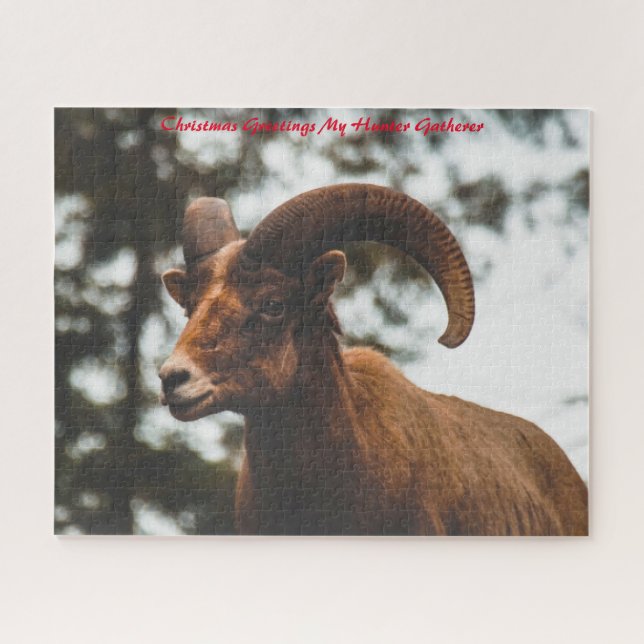 Weihnachtsgrüße Mein Jäger Gatherer (Horizontal)