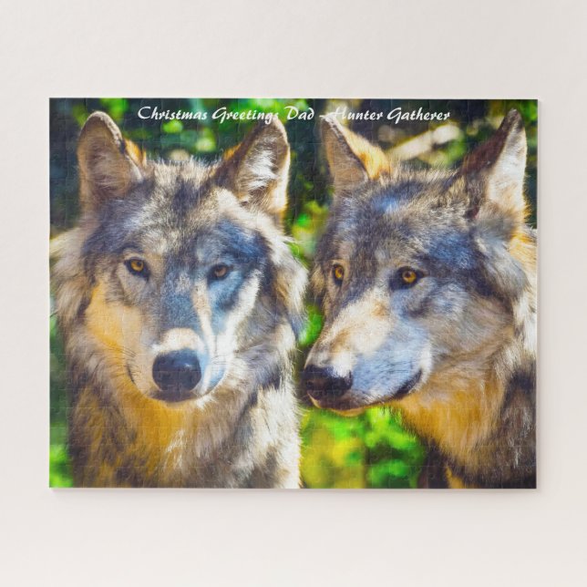 Weihnachtsgrüße Mein Jäger Gatherer (Horizontal)