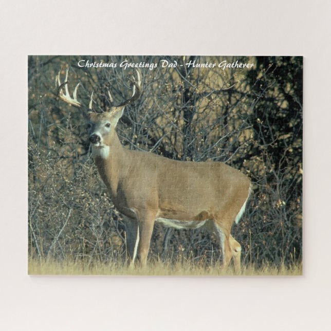 Weihnachtsgrüße Mein Jäger Gatherer (Horizontal)