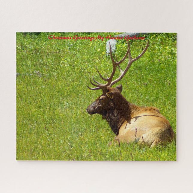 Weihnachtsgrüße Mein Jäger Gatherer (Horizontal)