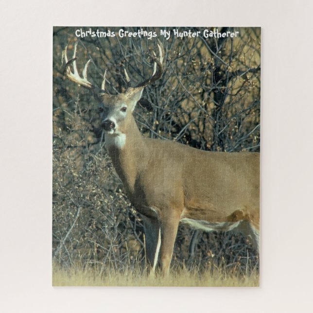 Weihnachtsgrüße Mein Jäger Gatherer (Vertikal)